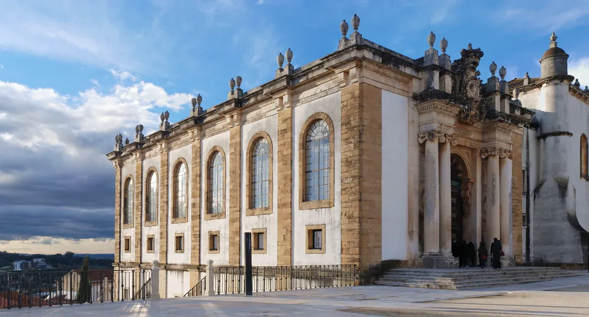Biblioteca Joanina building at the University of Coimbra on a day trip from Porto