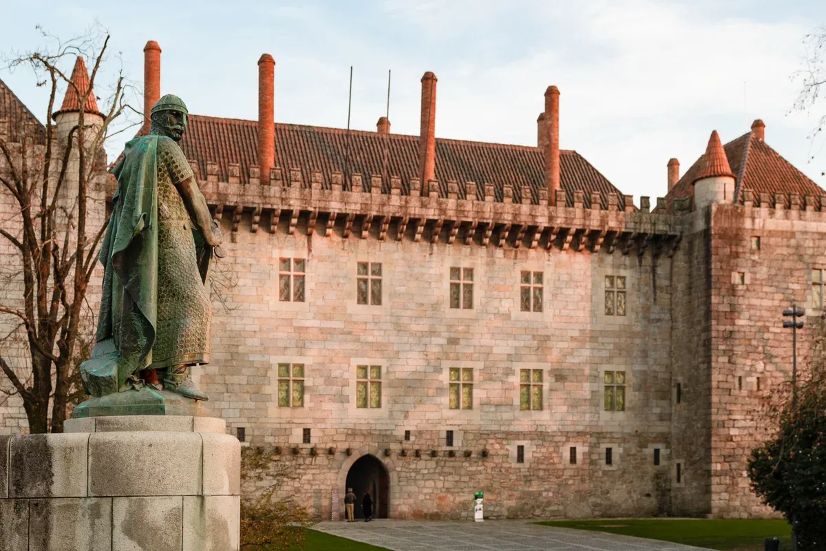 Paço dos Duques de Bragança in Guimarães on a day trip from Porto